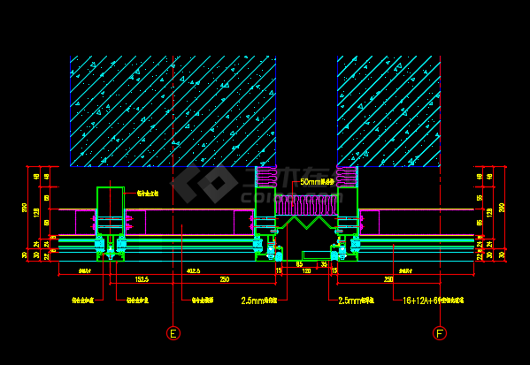石材幕墻與玻璃幕墻變形縫的建筑節(jié)點設(shè)計詳圖解析